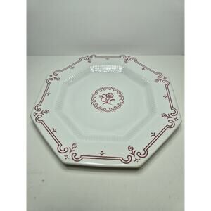 Castleton China inc. 1776 independence ironstone rose Diameter 10.5in